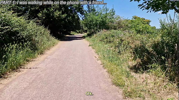 An unknown horny woman makes a random stranger guy cum in the public park, running the risk of being seen and caught by everyone – english subtitles
