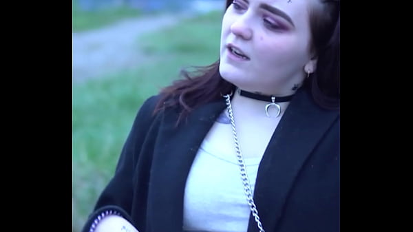 A beauty with a tattoo shows her tits
