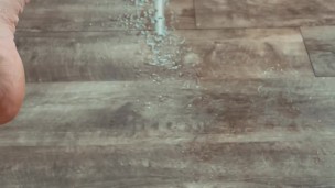 I made such a huge mess with multiple huge fountain squirts
