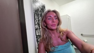 Bonnie Blue Cheats With PT In Public Locker Room